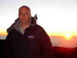 Chris Mack on Mauna Kea Hawaii 2002